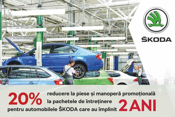 20% Reducere la piesele originale si manopera promotionala