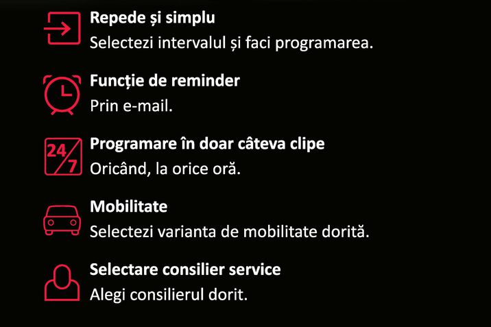 Programare service #ONLINE