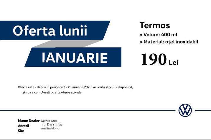 Oferta lunii Ianuarie